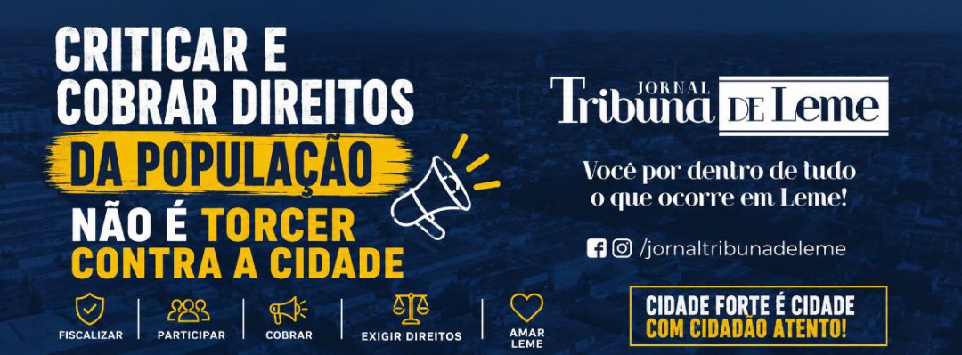 CRITICAR E COBRAR DIREITOS DA POPULAÇÃO NÃO É TORCER CONTRA A CIDADE