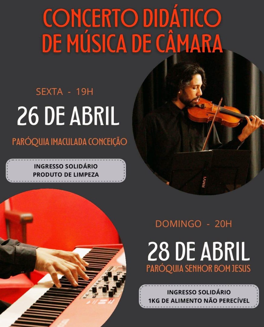 CONCERTOS DIDÁTICOS DE MÚSICA DE CÂMARA EM LEME