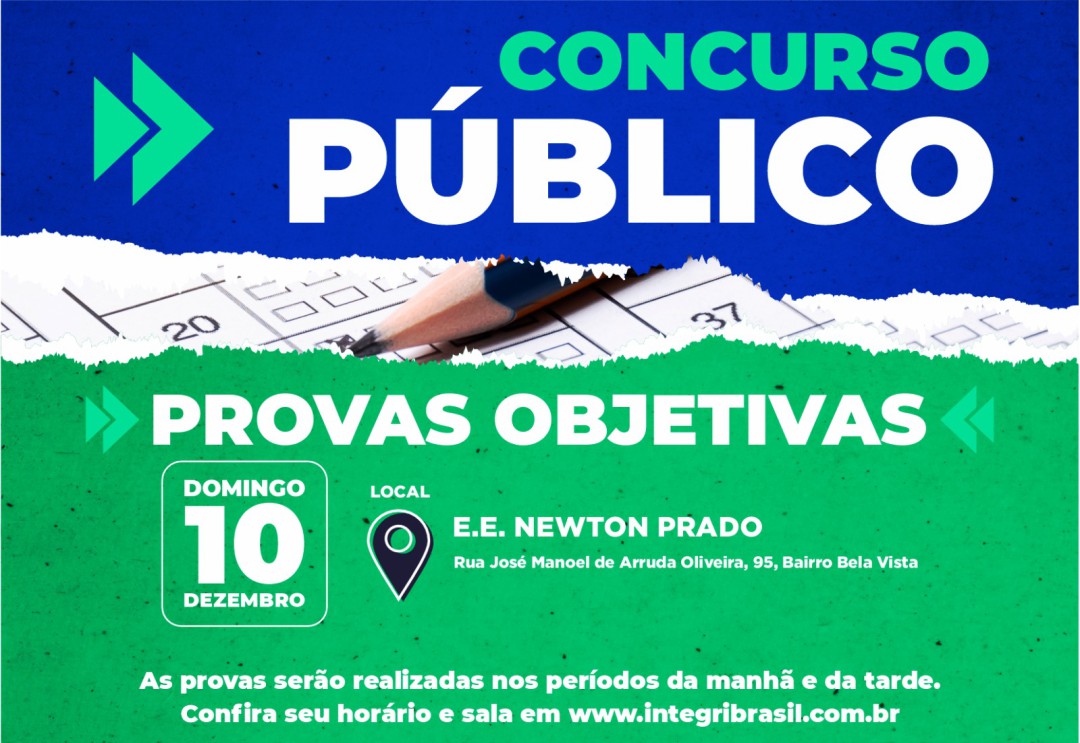 Provas objetivas para o Concurso Público da SAECIL ocorrem no domingo, 10 de novembro