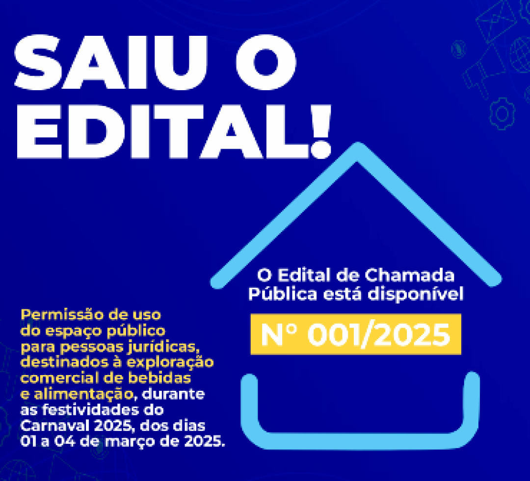 EDITAL DE CHAMAMENTO PÚBLICO 001/2025