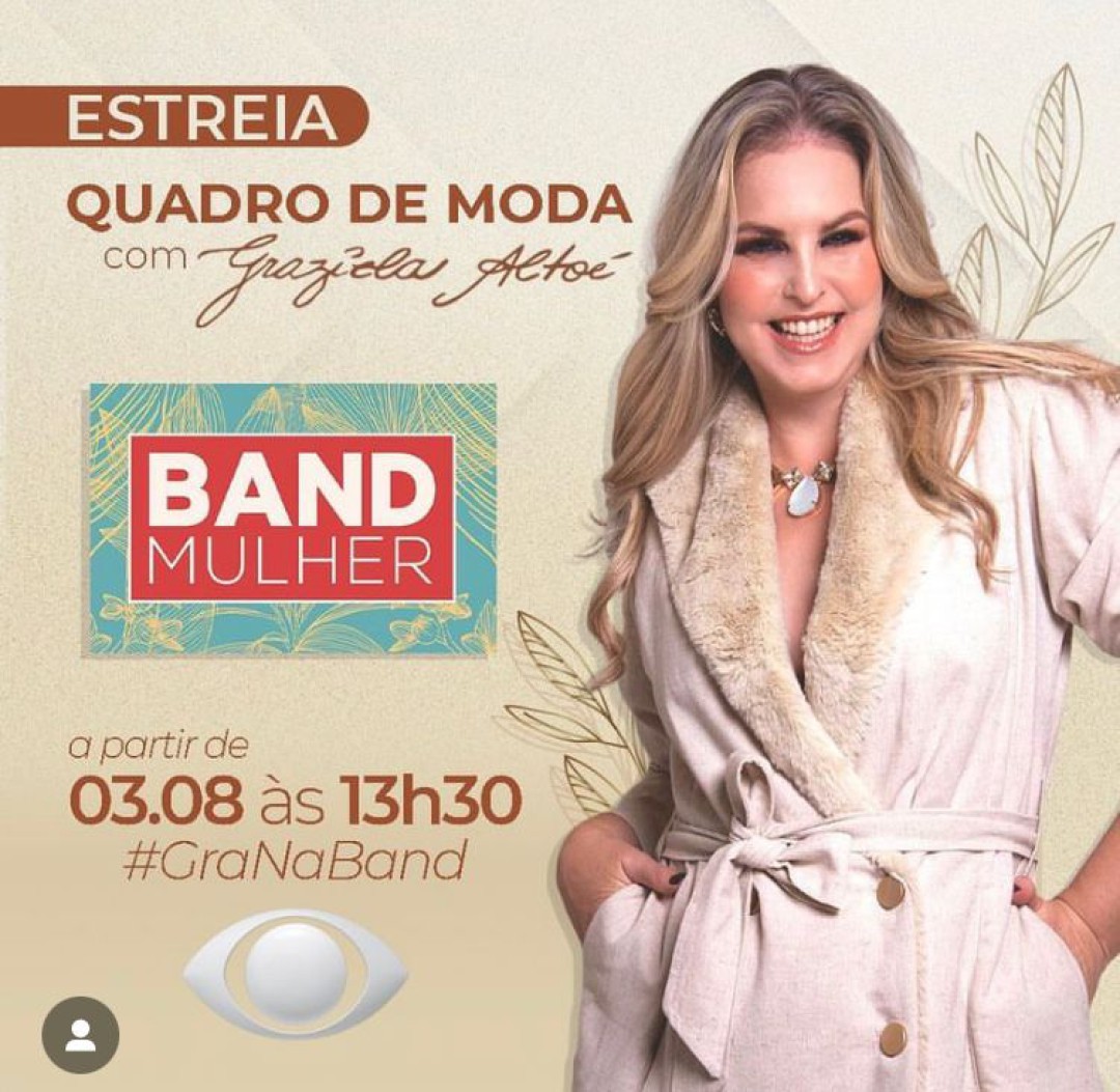 EMPRESÁRIA LEMENSE APRESENTA QUADRO DE MODA NO PROGRAMA BAND MULHER