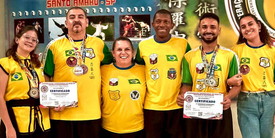 EQUIPE LI TCHUÓ PA CONQUISTA 6 MEDALHAS NO 16° CIKOBAM