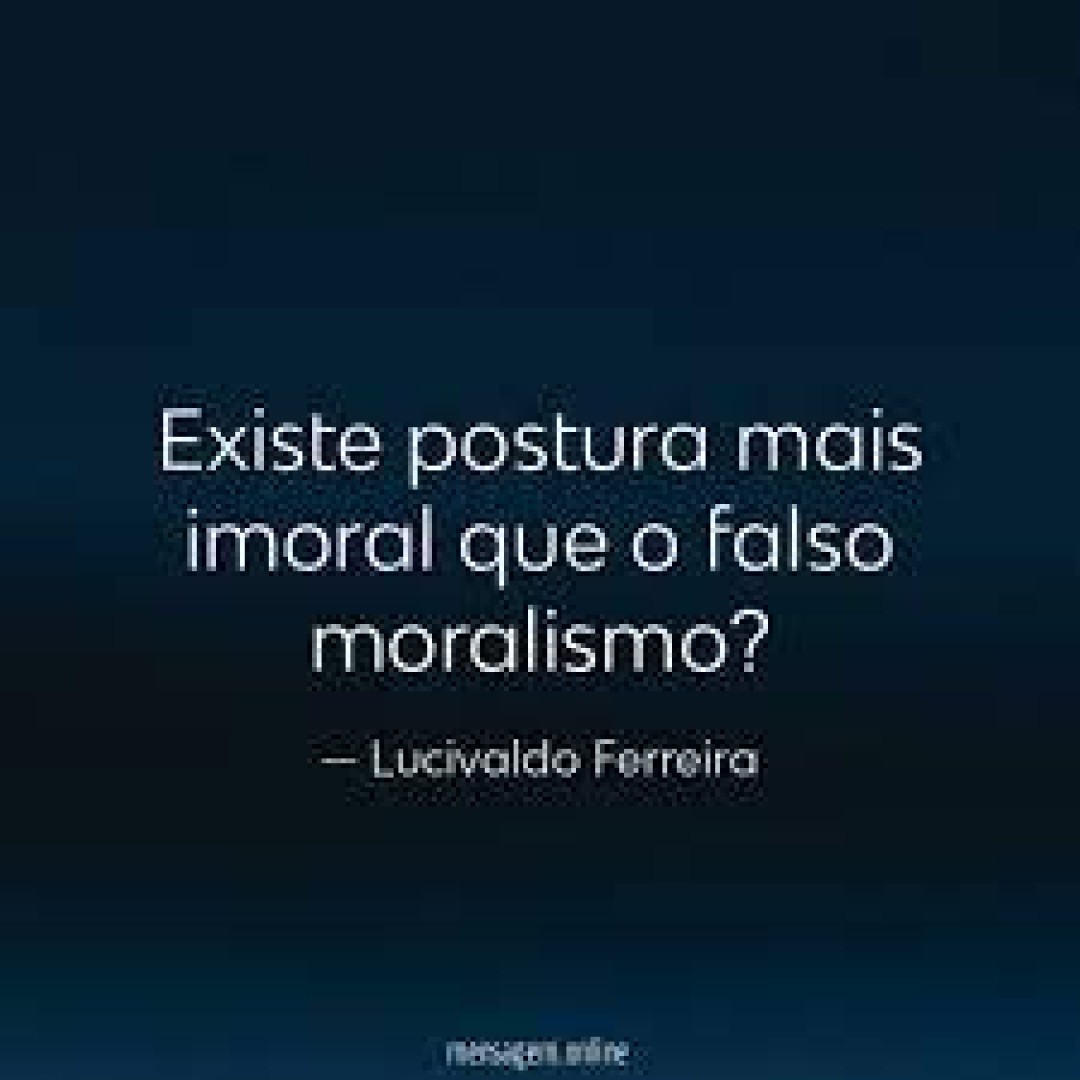 FALSO MORALISMO
