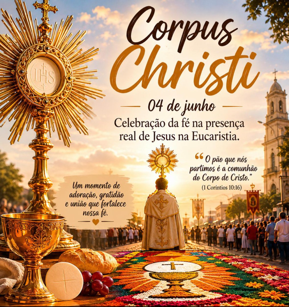 CORPUS CHRISTI - FÉ, TRADIÇÃO E DEVOÇÃO