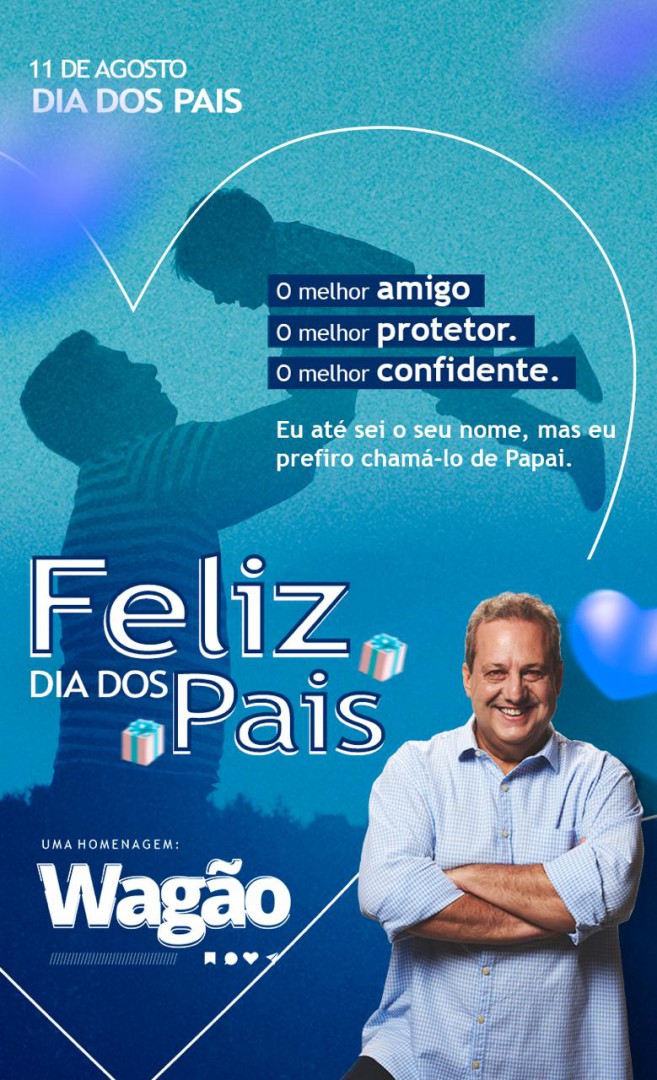 DESEJO A TODOS UM FELIZ DIA DOS PAIS