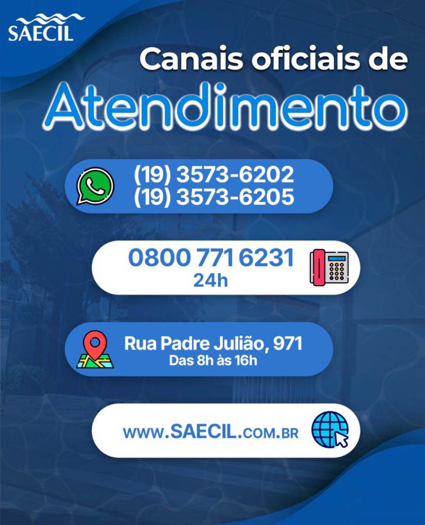 CANAIS DE COMUNICAÇÃO DA SAECIL
