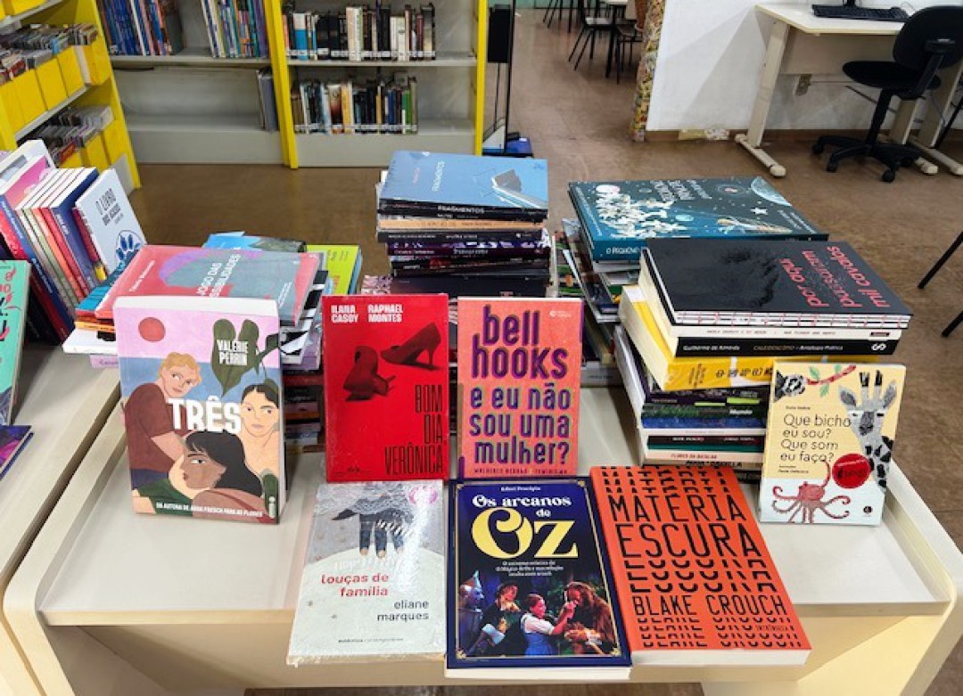 BIBLIOTECA MUNICIPAL RECEBE DOAÇÕES DE 160 LIVROS POR MEIO DO SISEB - SISTEMA ESTADUAL DE BIBLIOTECAS