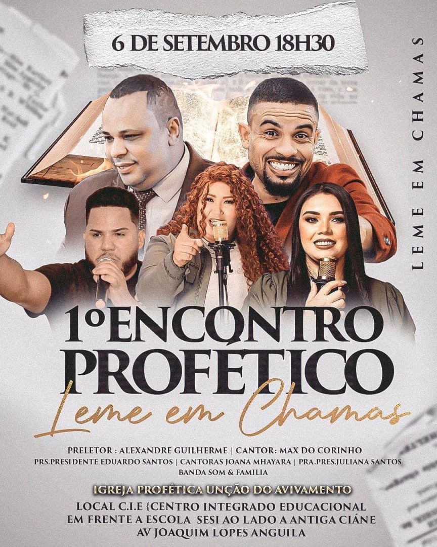 1º ENCONTRO PROFÉTICO LEME EM CHAMAS