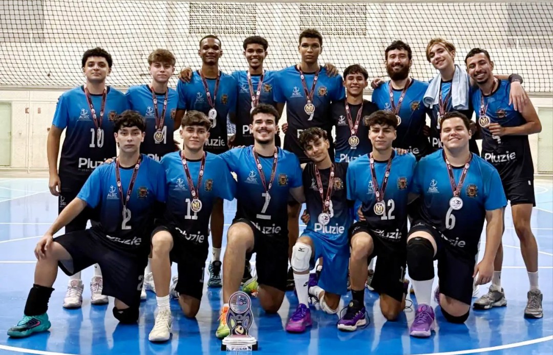 EQUIPE MASCULINA INFANTO JUVENIL DA ALSEC CONQUISTA 3º LUGAR NA SÉRIE OURO DA APV