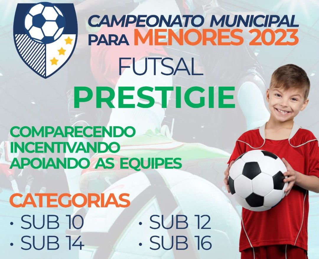 Campeonato Municipal de Futsal de Menores 2023