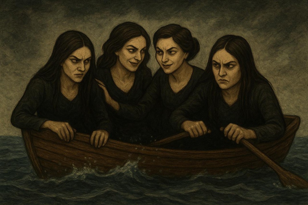 O BARCO DA MALDADE AFUNDA POR DENTRO