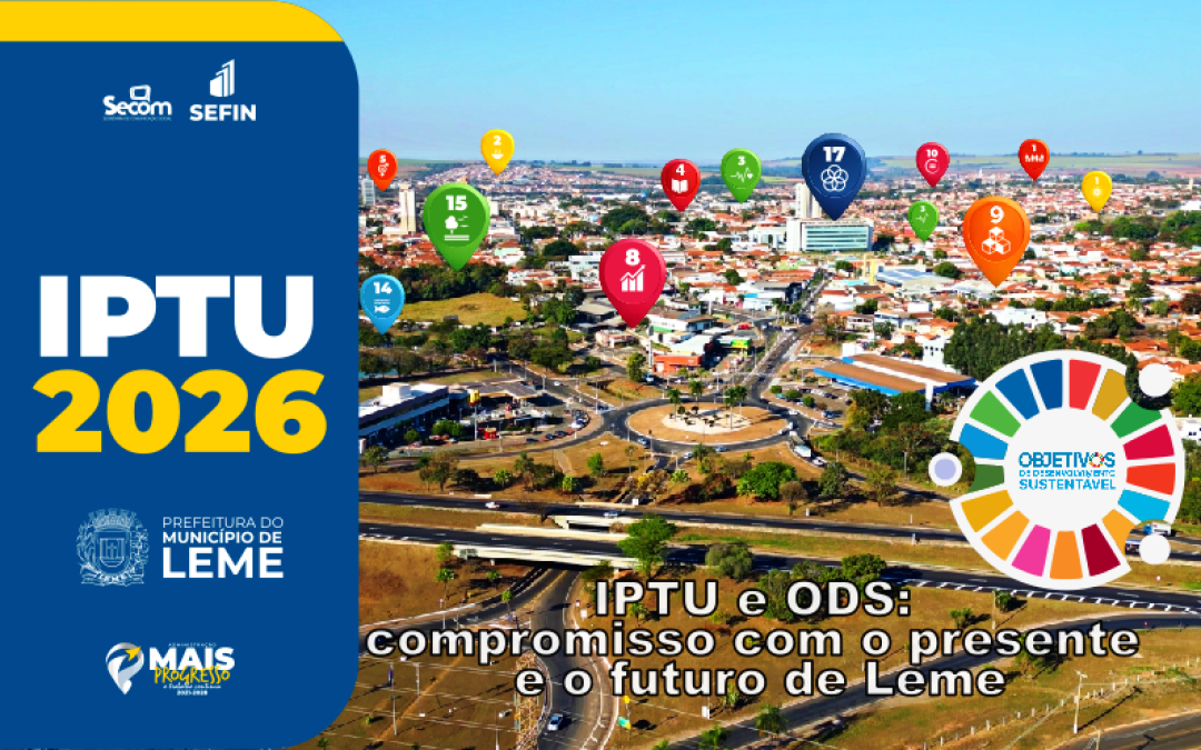 CARNÊS DO IPTU 2026 COMEÇARAM A SER ENTREGUES NO DIA 30 DE JANEIRO
