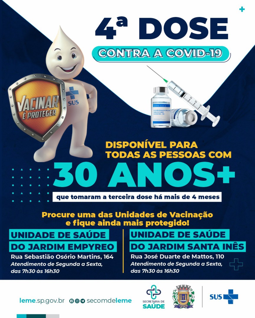 FIQUE ATENTO - A PARTIR DE SEGUNDA-FEIRA, DIA 18 DE JULHO - 30 ANOS OU MAIS