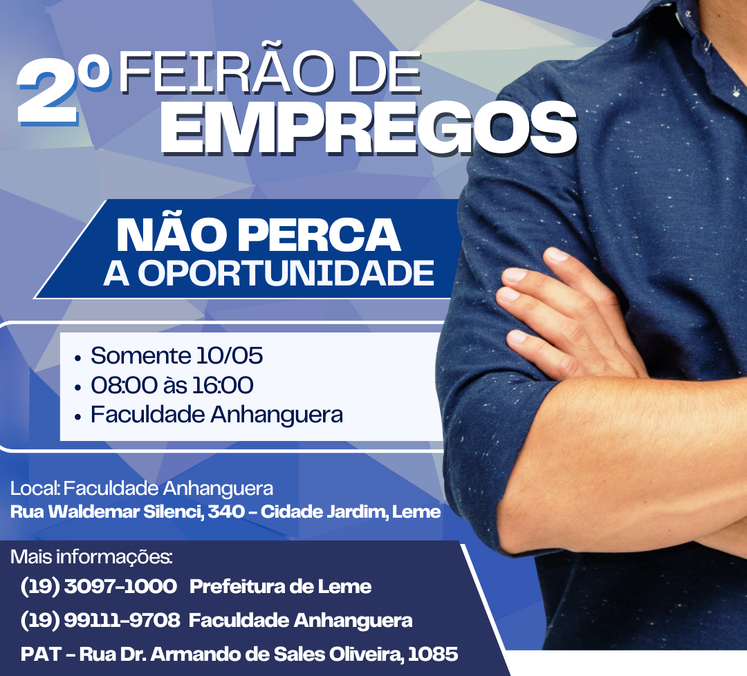 “2º Feirão de Empregos”