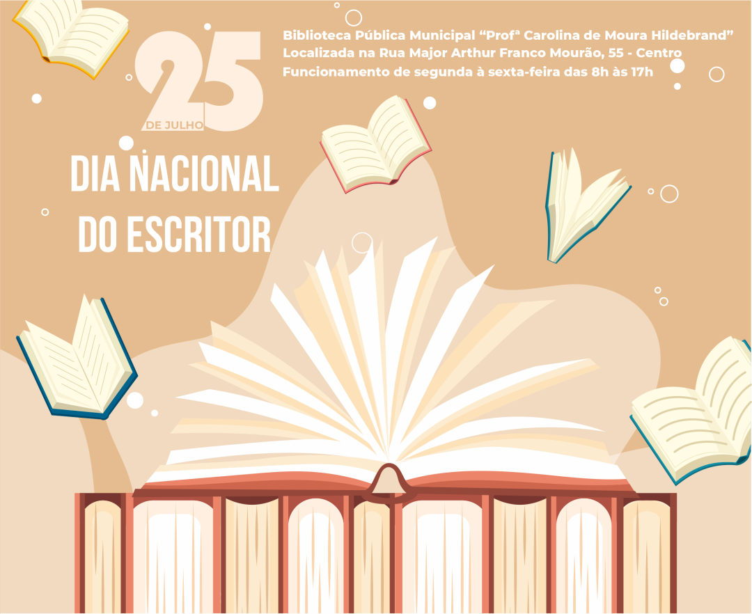 25 de Julho – Dia Nacional do Escritor