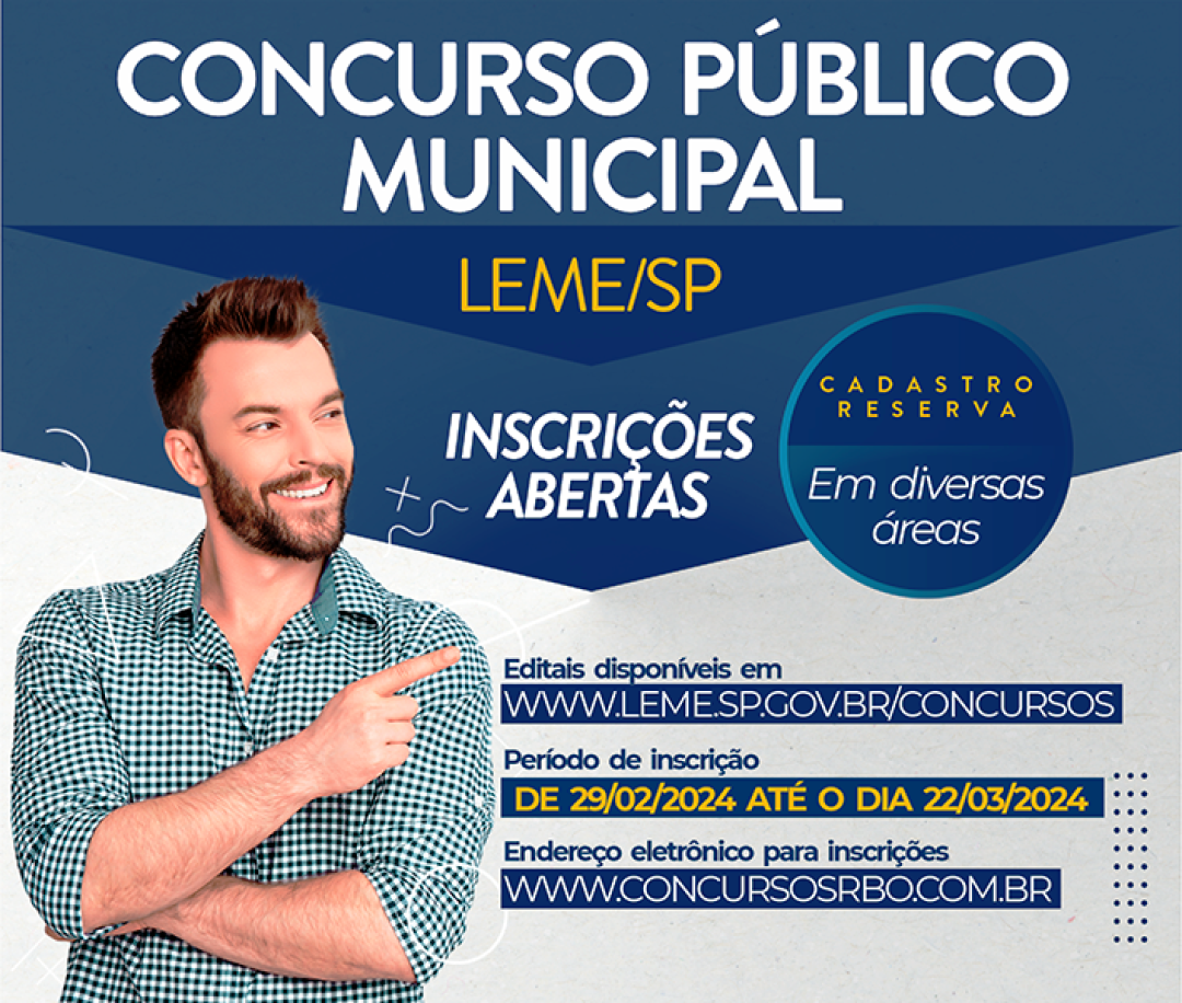 PREFEITURA PUBLICA DOIS EDITAIS DE CONCURSO PÚBLICO