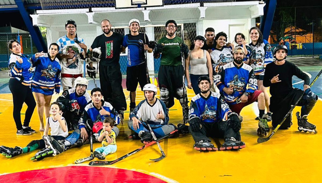 HÓQUEI SOBRE PATINS GANHA ESPAÇO NO CAIC