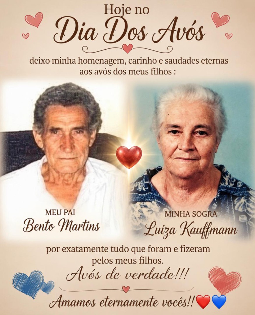 DIA DOS AVÓS - AMOR, SABEDORIA E HERANÇA PARA A VIDA