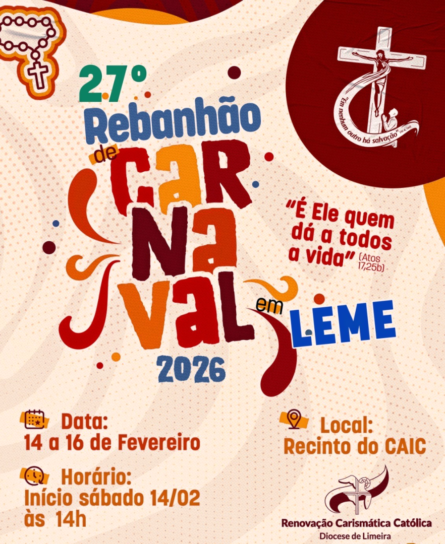 27º REBANHÃO DE CARNAVAL SERÁ REALIZADO NOS DIAS 14, 15 E 16 DE FEVEREIRO NO CAIC – ENTRADA FRANCA