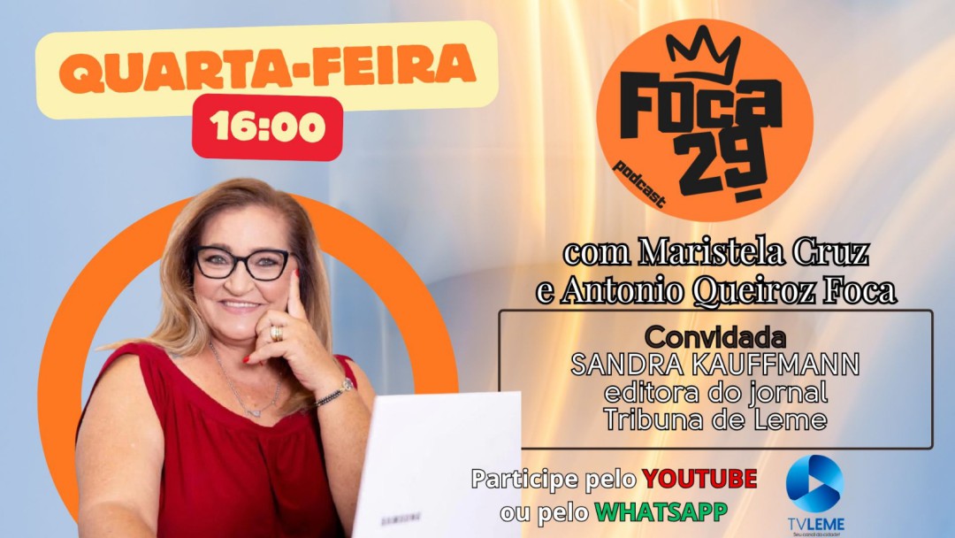 PARTICIPAÇÃO NO PODCAST FOCA 29