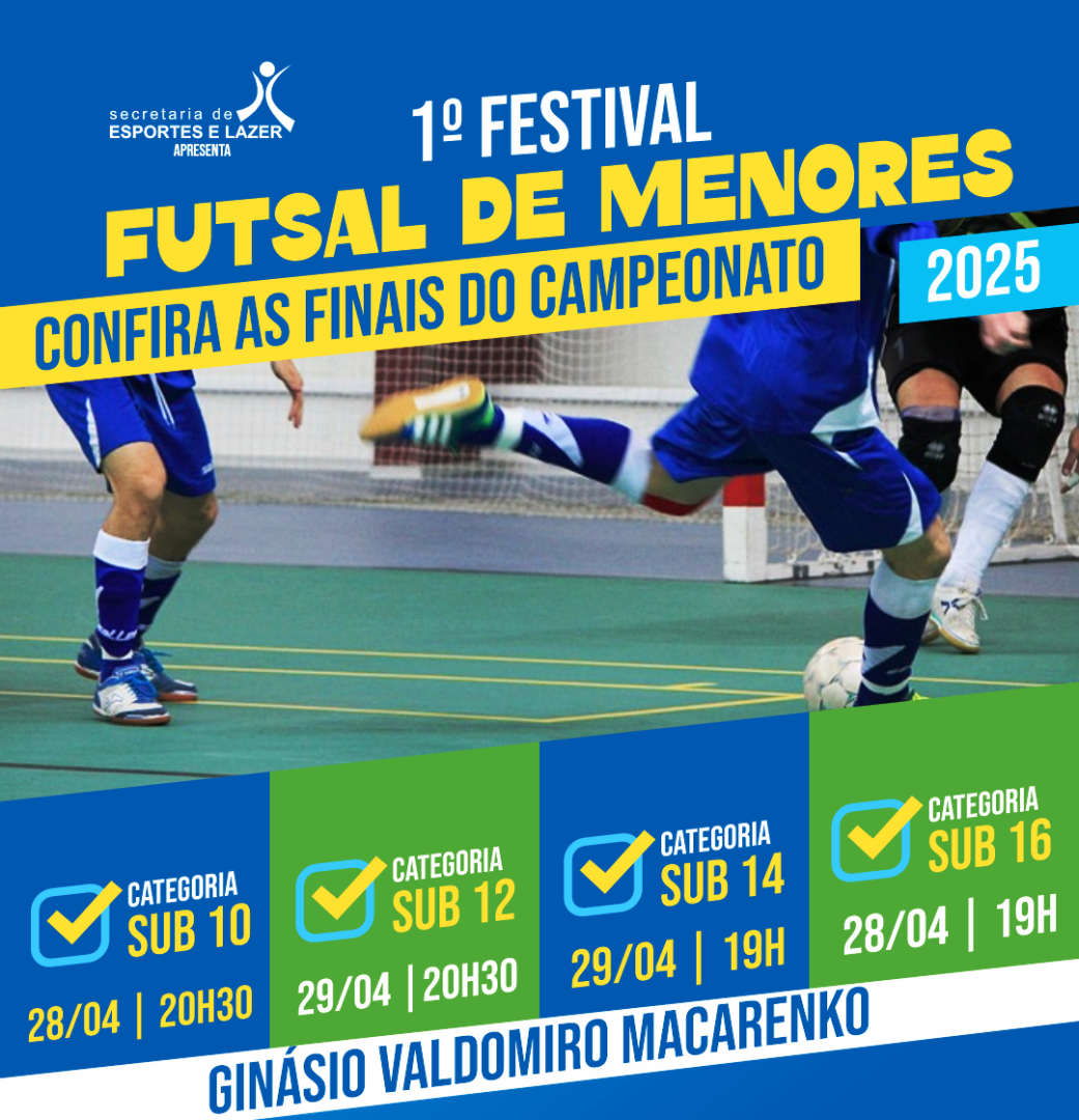 FESTIVAL DE FUTSAL DE MENORES