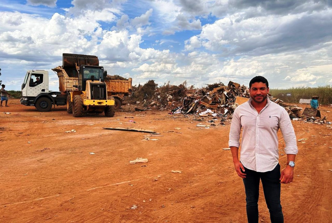 APÓS COBRANÇAS DO VEREADOR, DR. DAVID PEDRÃO, PREFEITURA COMEÇA A FAZER MELHORIAS NO ECOPONTO MUNICIPAL