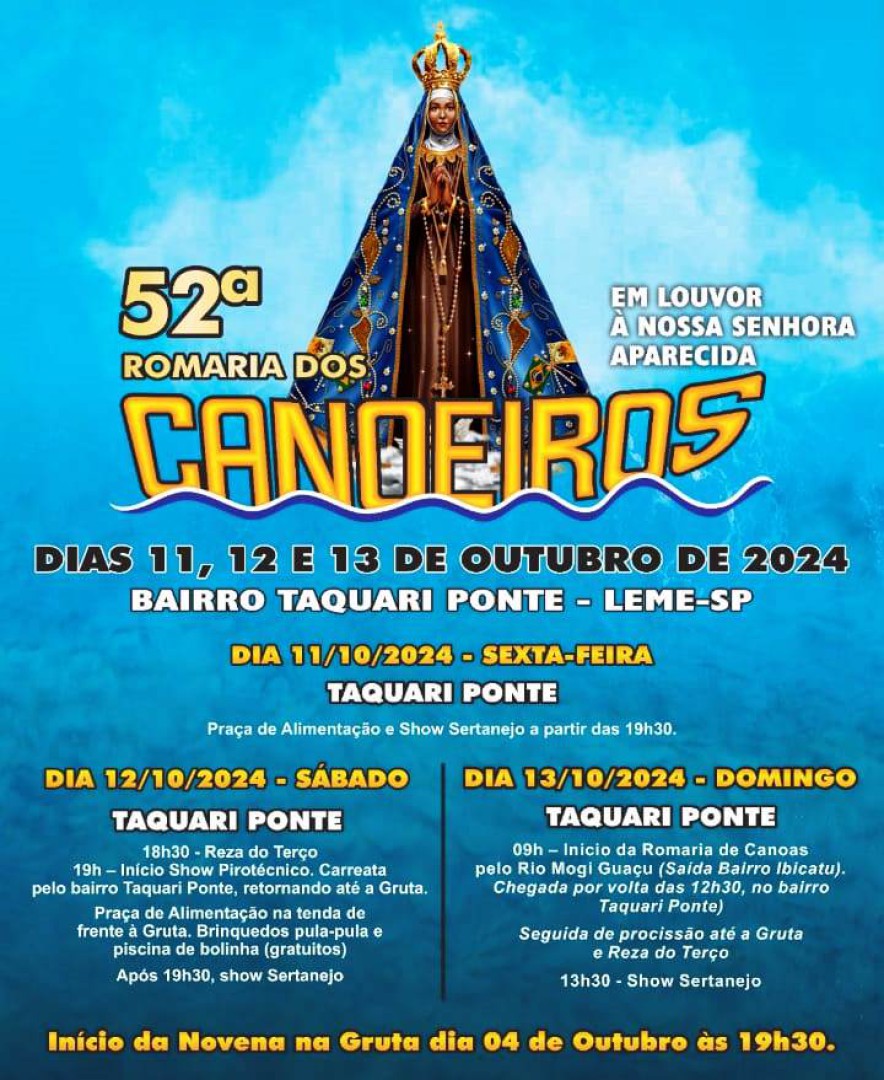 52ª ROMARIA DOS CANOEIROS