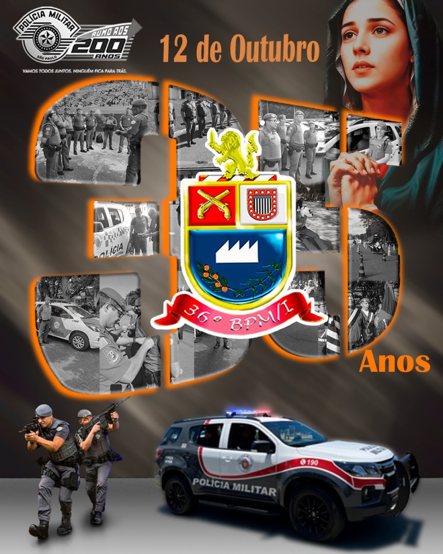 35 ANOS DO 36º BPM/I - TRIGÉSIMO SEXTO BATALHÃO DE POLÍCIA MILITAR DO INTERIOR