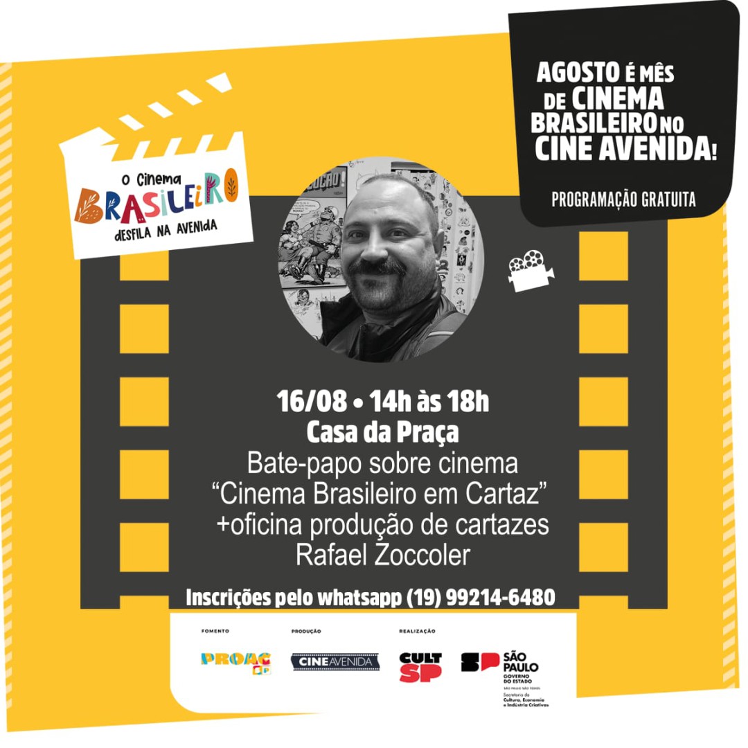 O CINEMA BRASILEIRO É DESTAQUE NA PROGRAMAÇÃO DO CINE AVENIDA DIAS 16 E 17