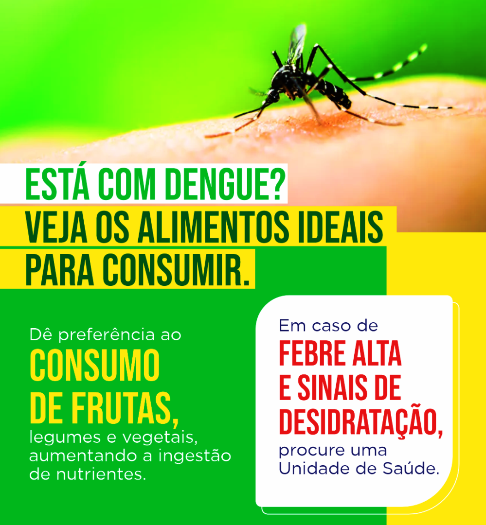 ORIENTAÇÕES NUTRICIONAIS EM CASO DE DENGUE