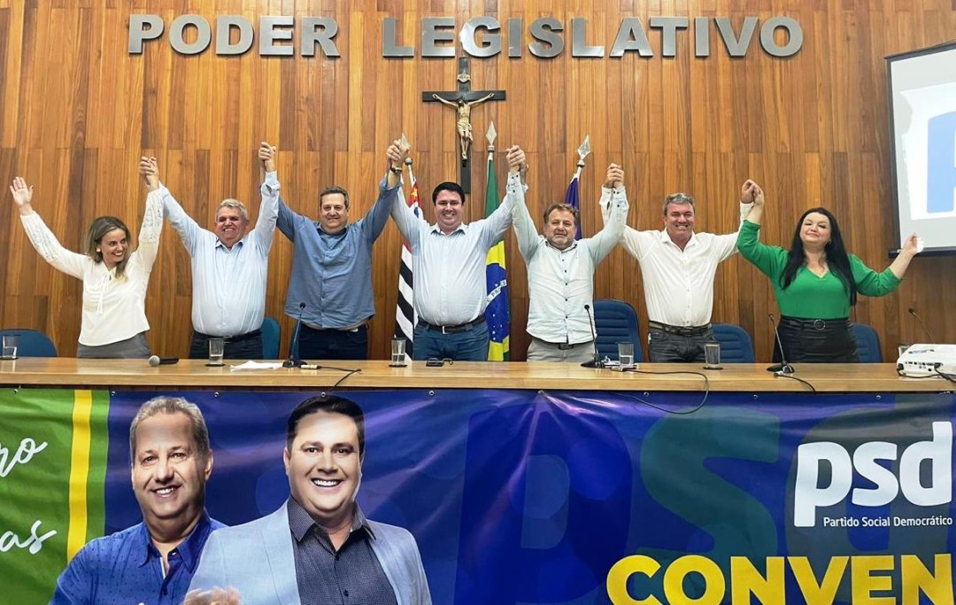 PSD E MDB ANUNCIAM OS CANDIDATOS A PREFEITO E VICE-PREFEITO