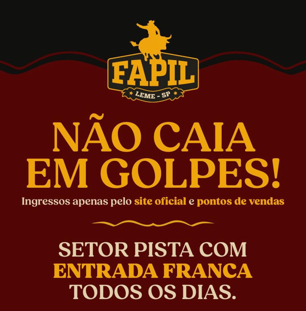 FAPIL GARANTE ENTRADA GRATUITA NO SETOR PISTA DURANTE OS TRÊS DIAS DE FESTA