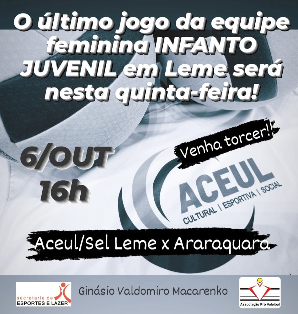 EQUIPE INFANTO - JUVENIL DE VOLEI FEMININO