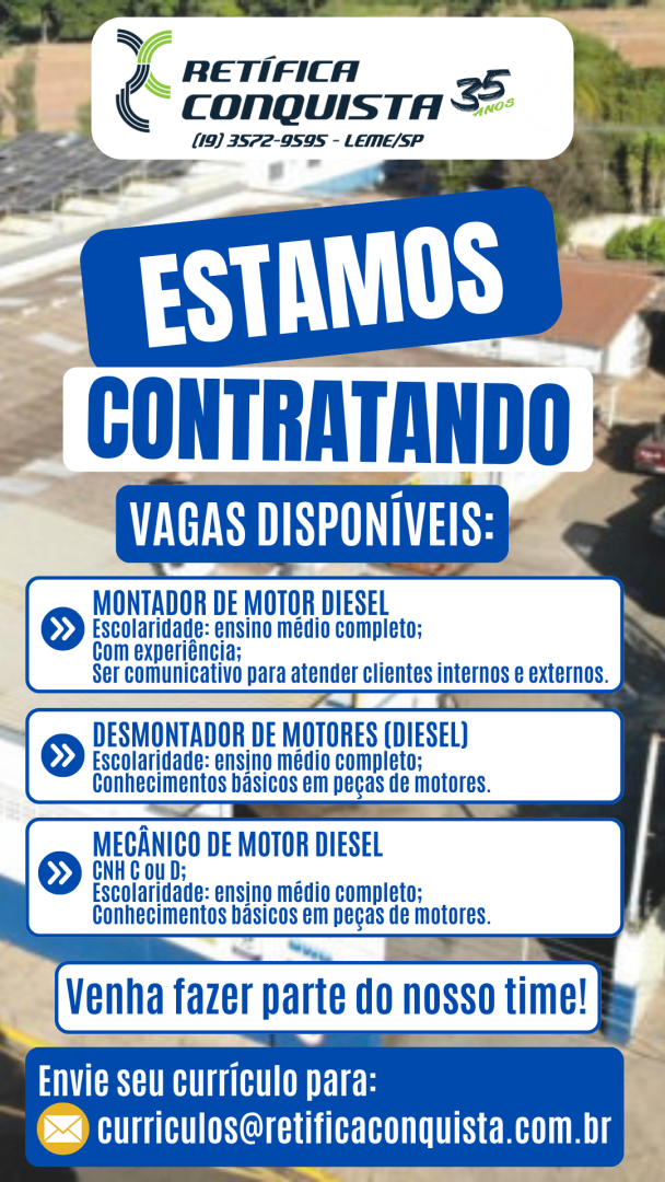 RETÍFICA CONQUISTA CONTRATA