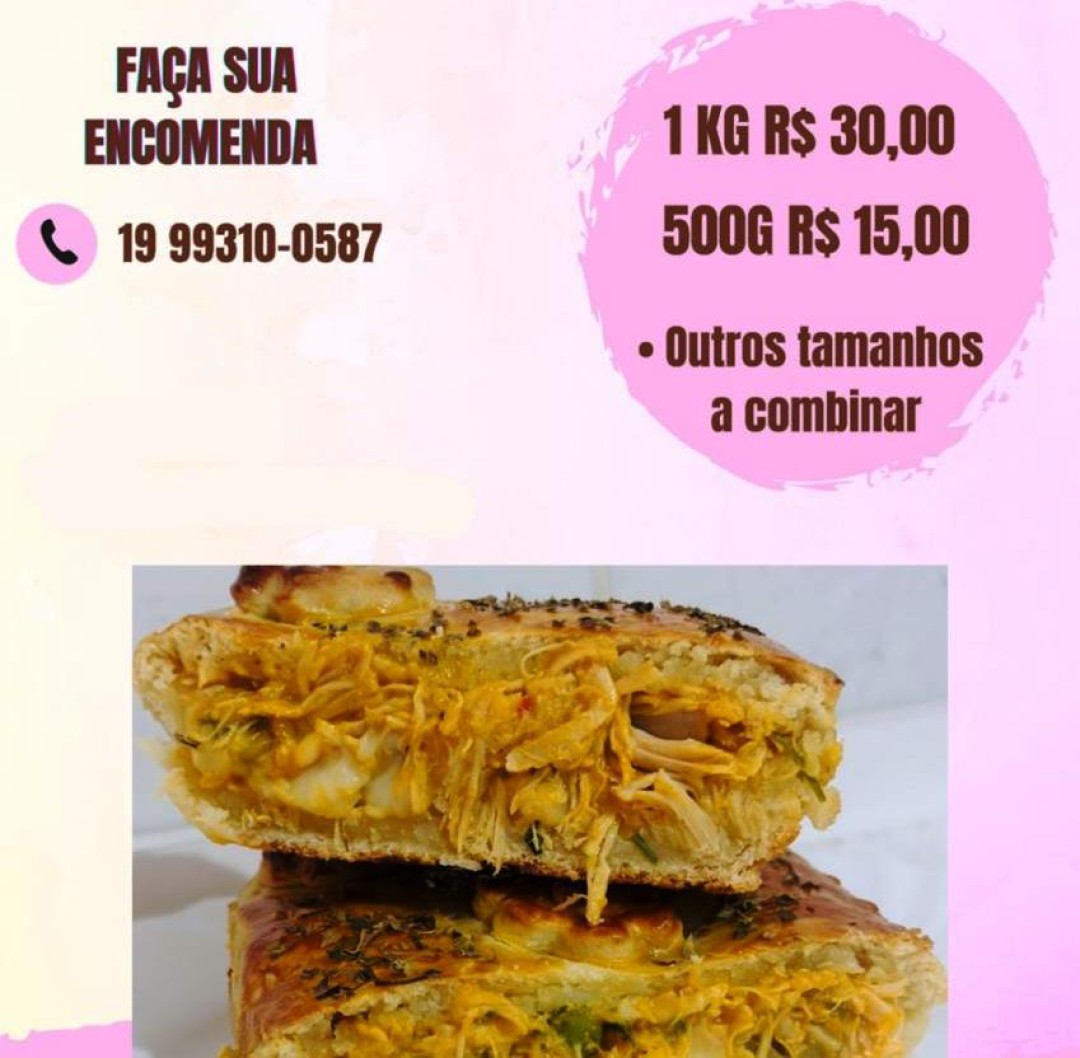 TORTA DE FRANGO COM CATUPIRY